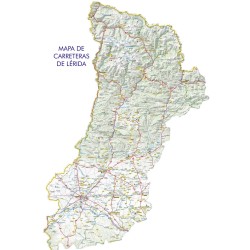 mapa de carreteras de lerida