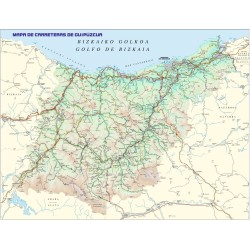 mapa carreteras de guipuzcoa
