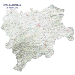 MAPA DE CARRETERAS DE ALBACETE