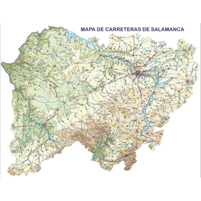 MAPA DE CARRETERAS DE SALAMANCA