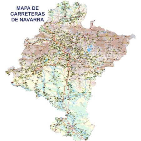 MAPA DE CARRETERAS DE NAVARRA
