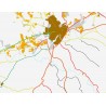 mapa carreteras de cordoba mudo