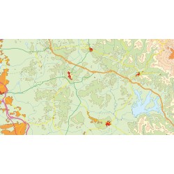 mapa carretera de cadiz mudo