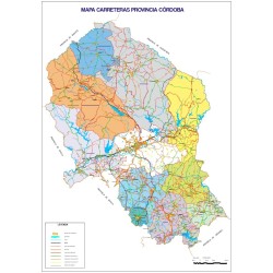 mapa carreteras de cordoba