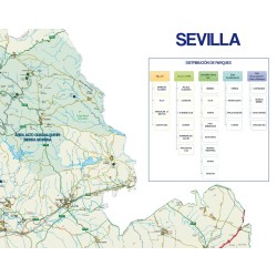 mapa carreteras de sevilla zonas cobertura diputacion