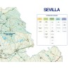 mapa carreteras de sevilla zonas cobertura diputacion