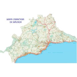 Mapa de Carreteras de Málaga