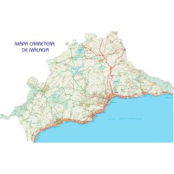 Mapa de Carreteras de Málaga