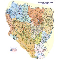 mapa carreteras de huesca