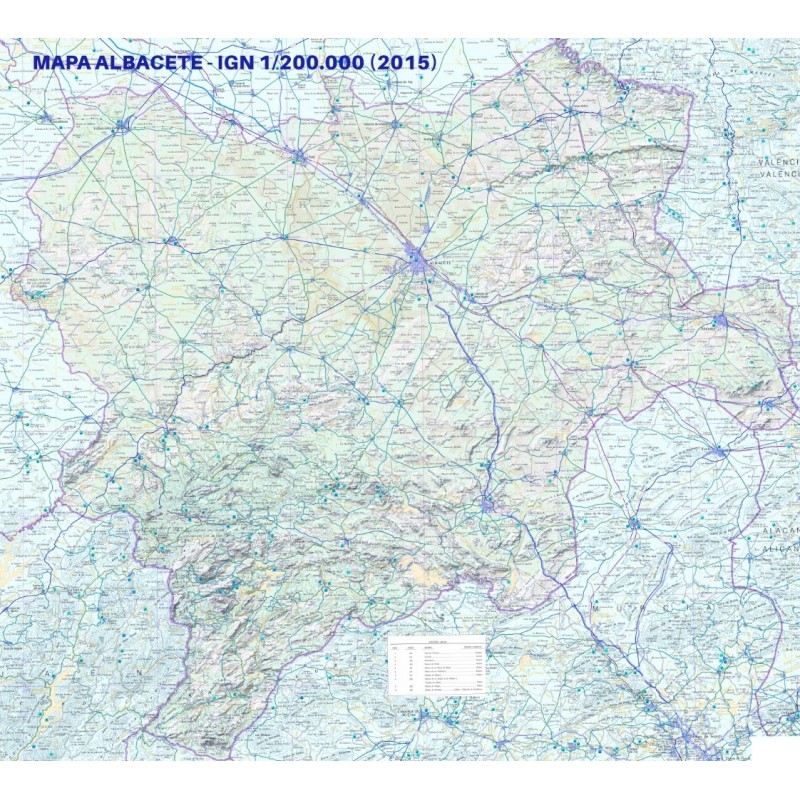 mapa IGN albacete