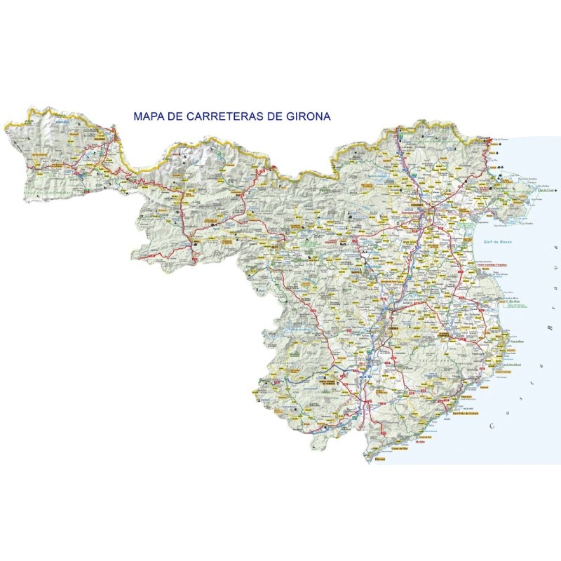 mapa carreteras de gerona