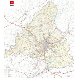 mapa carreteras de madrid mudo
