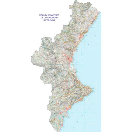 MAPA DE CARRETERAS COMUNIDAD VALENCIANA
