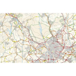 mapa carreteras de madrid mudo