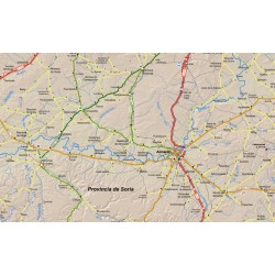 mapa carreteras de soria