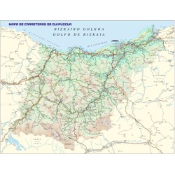 mapa carreteras de gipuzkoa
