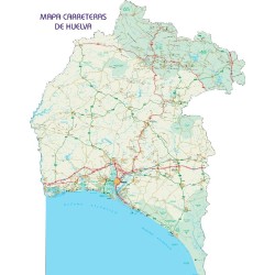 MAPA DE CARRETERAS HUELVA