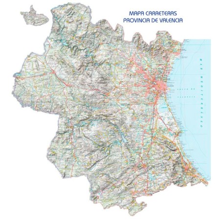 MAPA DE CARRETERAS PROVINCIA VALENCIA