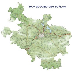 mapa carreteras de alava