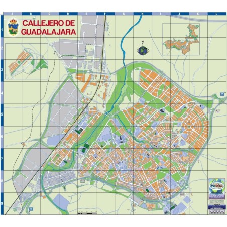 CALLEJERO DE GUADALAJARA - PÓSTER MUDO