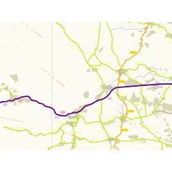 MAPA CARRETERAS PROVINCIA DE VALENCIA MUDO