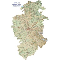 mapa carreteras de burgos