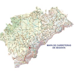 mapa carreteras de segovia